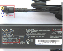 SẠC SONY 10.5V-3.8A ĐẦU VÀNG - BH 12 THÁNG