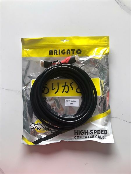 Cable HDMI 5m ARIGATOO 7.0 Full HD - Bh 06 tháng