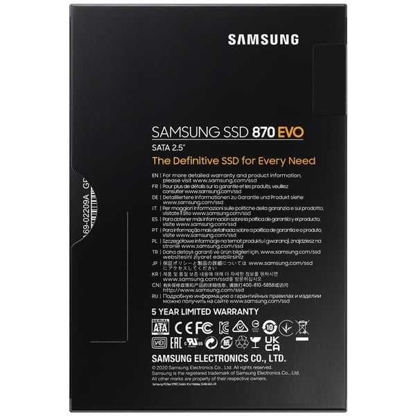SSD Samsung 870 EVO 250GB tm - Bh 03 tháng