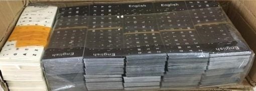 Miếng Dán Phím (US) Trắng Bóng