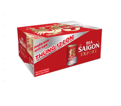 Thùng 12 lon bia Sài Gòn Export 330ml