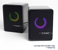 Loa Vi Tính T-Wolf S3 Led - Bh 03 tháng