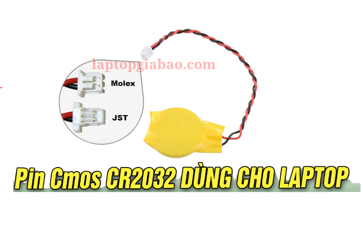 Pin Cmos CR2032 dây - chân 1.25mm