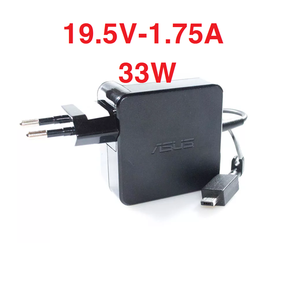 SẠC ASUS 19V-1.75A ĐẦU VUÔNG ZIN - BH 06 THÁNG