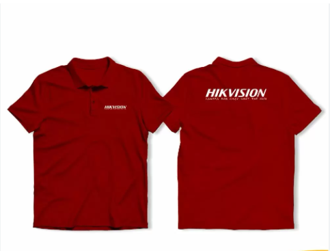 Áo phông HIKVISION Màu đỏ
