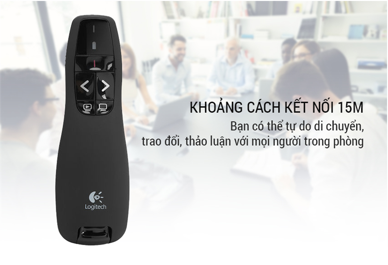 Bút trình chiếu Logitech R400 - Bh 03 tháng