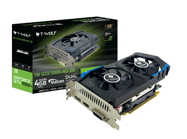 CARD VGA T-WOLF GTX 1050TI 4GB D5 - BH 36 THÁNG