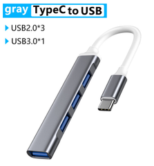 Bộ Chia 1 Type C Ra 4 Cổng USB 3.0 - Bh 01 tháng