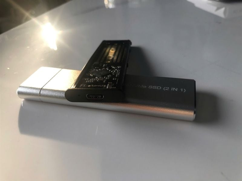 Box M2 Sata NGFF & NVMe ra USB 3.1