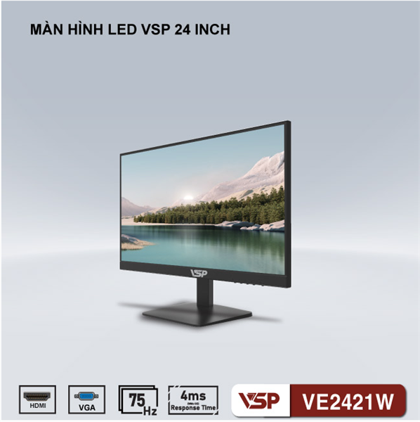 Màn hình VSP 24 inch led Monitor VE2421W - Bh 12 tháng
