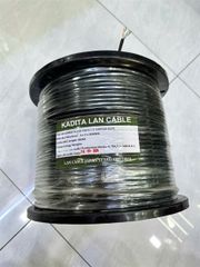 Cáp mạng Cat5e Kadita 8 lõi 305m ngoài trời Dầu + Bạc + vỏ PE