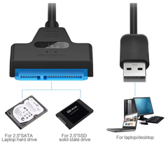 Cáp Chuyển Đổi Usb 2.0 to Sata - Bh 01 tháng