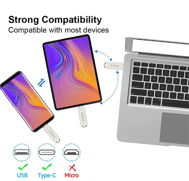 USB Kingston Tốc Độ Cao 2 in1 64Gb
