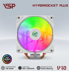 Tản Nhiệt CPU VSP V10 - Màu Trắng - Bh 06 Tháng