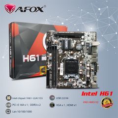 MAINBOARD AFOX H61 - BH 01 THÁNG