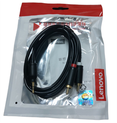Dây loa Lenovo 1 đầu 3.5mm ra 2 đầu AV (Bông sen đực) dài 3m