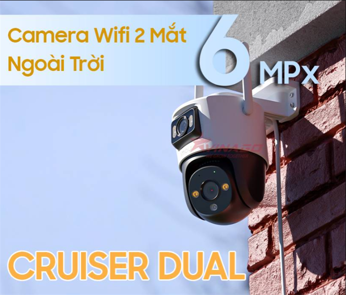 Camera IMOU Cruiser Dual 6MP IPC-S7XP - Bh 24 tháng