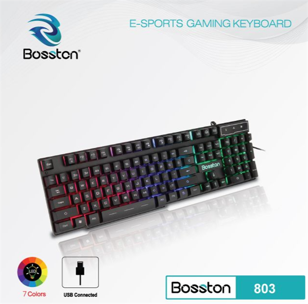Bàn Phím VSP Bosston 803 Black Led - Bh 12 Tháng