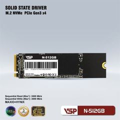 SSD VSP NVME N-512GB - BH 36 THÁNG