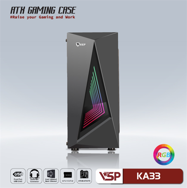 CASE GAMING VSP KA33 BLACK