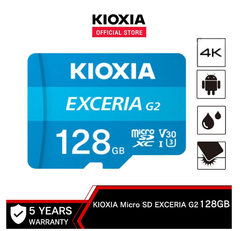 Thẻ nhớ Kioxia 128GB Exceria CL10 USH-I 4K - Bh 24 tháng