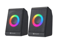 Loa 2.0 Kisonli X12 Black Led - Bh 12 tháng