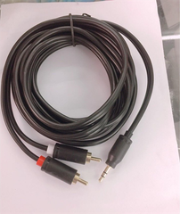 Dây loa Lenovo 1 đầu 3.5mm ra 2 đầu AV (Bông sen đực) dài 3m