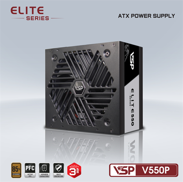 Nguồn VSP Elite V550P 550W - Bh 24 tháng