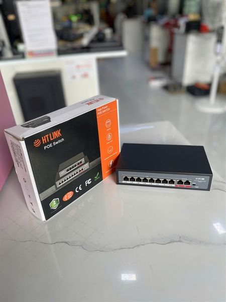 Switch POE HTLINK HT-82FP-V2 8+2 - Bh 06 tháng