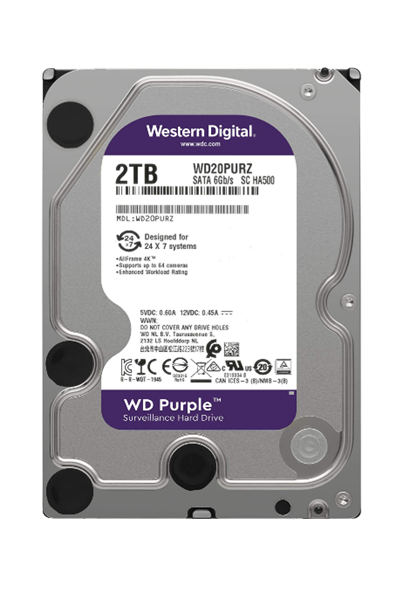 HDD PC WD PURPLE 2TB DÀY - BH 24 THÁNG