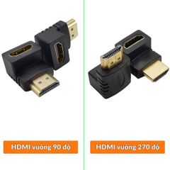 Đầu nối HDMI góc chữ L hướng xuống -BT