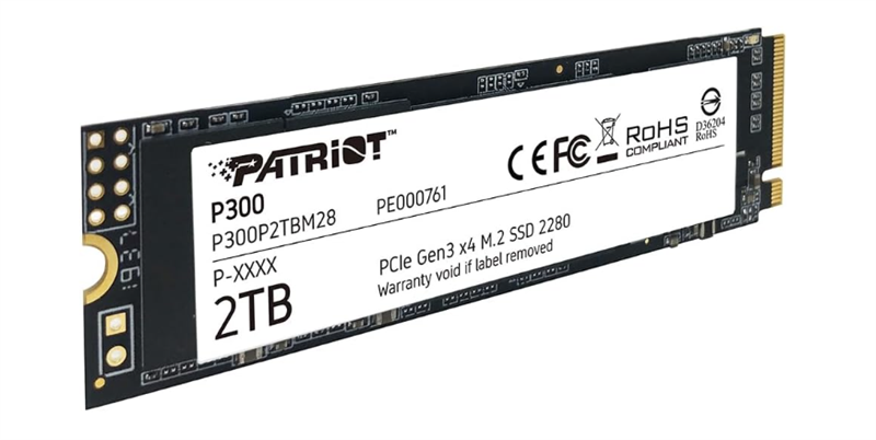 SSD NVME PATRIOT P300 2TB - BH 36 THÁNG