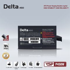 NGUỒN VSP DELTA P450W 450W - BH 12 THÁNG