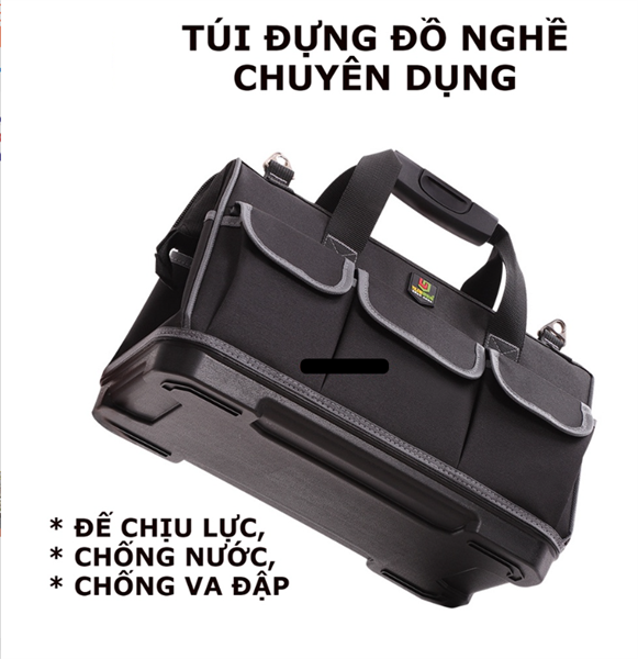 Túi đựng đồ nghề đa năng Đế Nhựa Chịu Lực Chống thấm