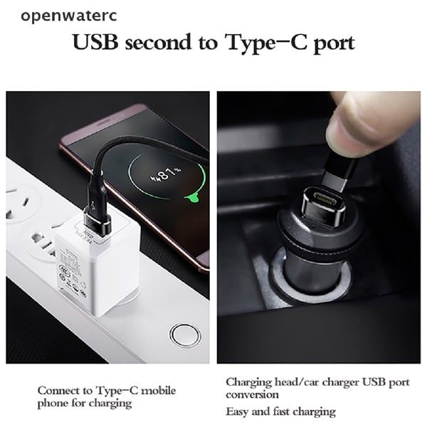 Đầu Chuyển Đổi USB Sang Type C sạc nhanh