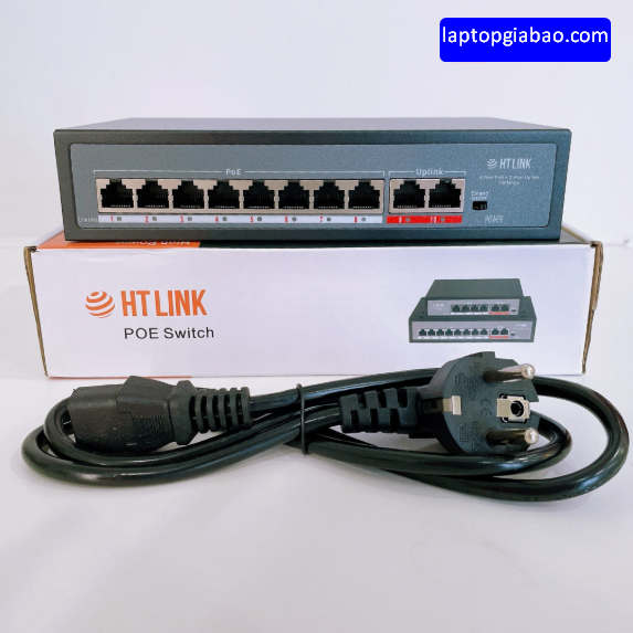 Switch POE HTLINK HT-82FP-V2 8+2 - Bh 06 tháng