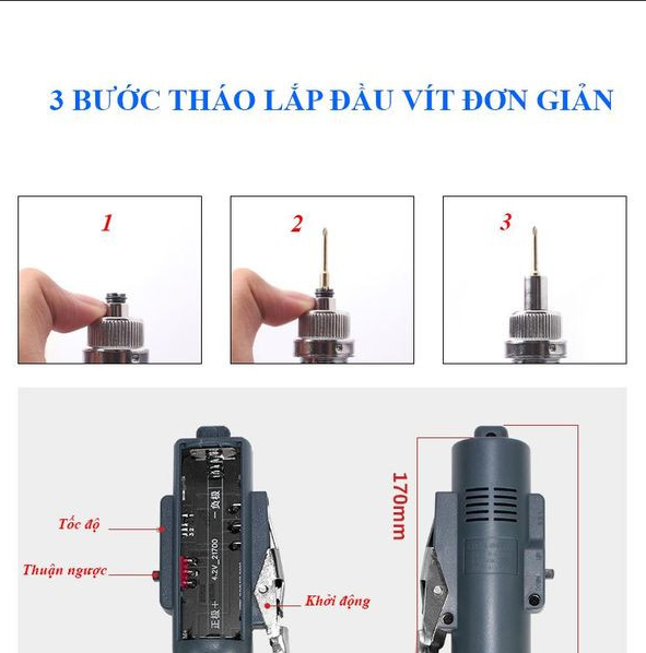Tua Vít Điện Không Dây