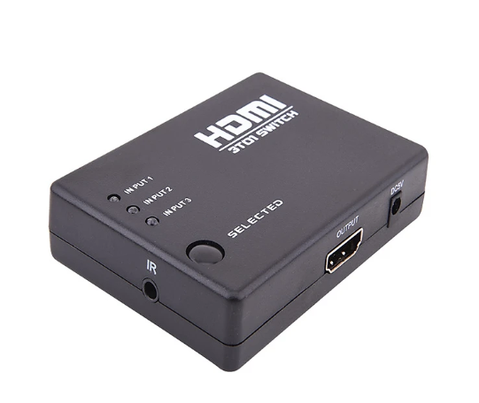 Hub Chia 3 HDMI Ra 1 HDMI (Có Remote) - Bh 03 Tháng