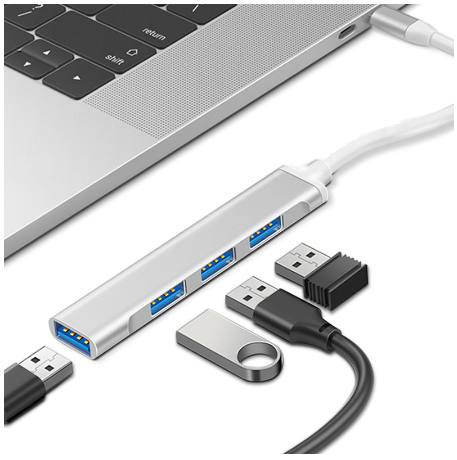 Bộ Chia 1 Type C Ra 4 Cổng USB 3.0 - Bh 01 tháng