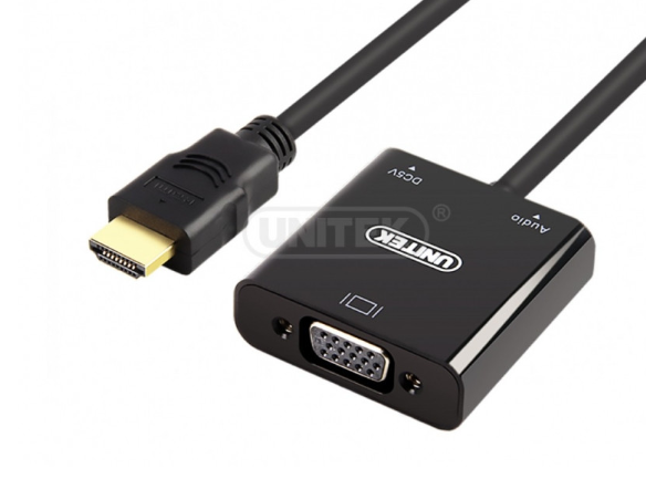 Cáp Chuyển Unitek HDMI to VGA - Bh 01 tháng