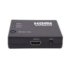 Hub Chia 3 HDMI Ra 1 HDMI (Có Remote) - Bh 03 Tháng