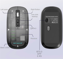 Chuột Không Dây USB T11 - Bh 12 tháng