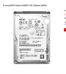 HDD LAPTOP Hitachi HGST 1Tb TM