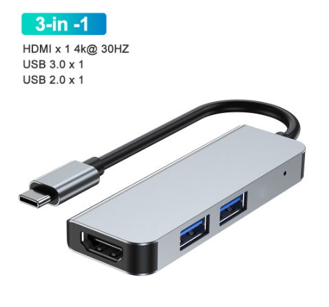 Hub Type C 3 in 1 - Bh 01 tháng