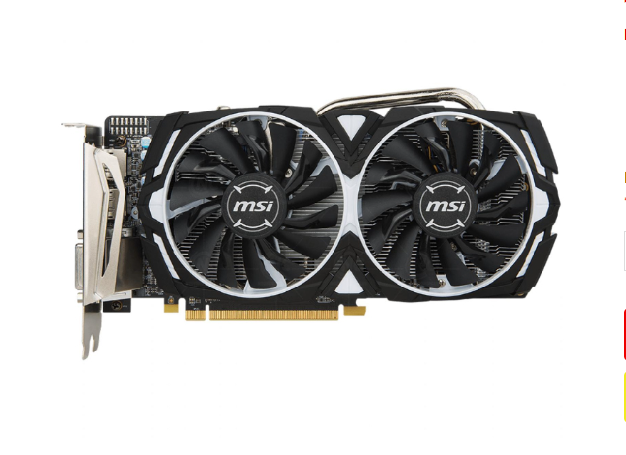 CARD VGA MSI RX 570 ARMOR 8G OC