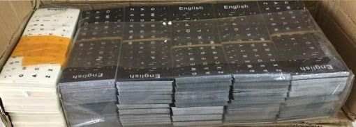 Miếng Dán Phím (US) Đen Bóng