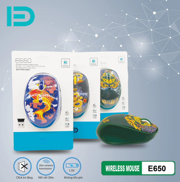 Chuột Không Dây FD E650 - Bh 12 tháng