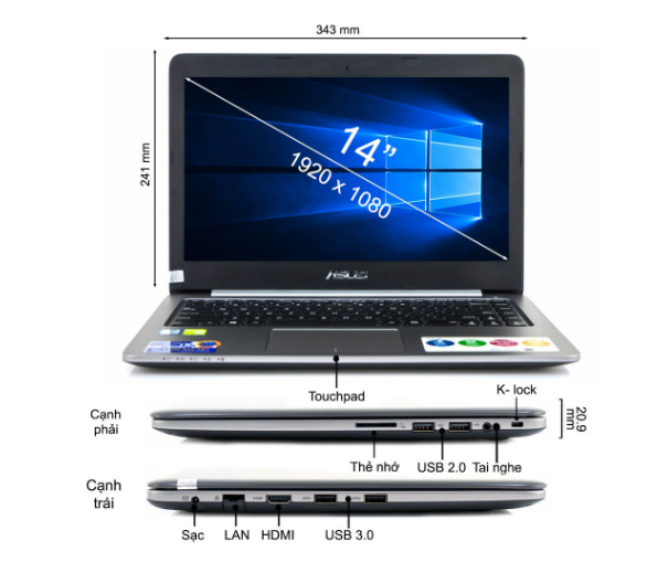 ASUS K401U