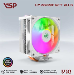 Tản Nhiệt CPU VSP V10 - Màu Trắng - Bh 06 Tháng