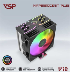 Tản Nhiệt Khí CPU VSP V10 - Màu Đen - Bh 06 Tháng